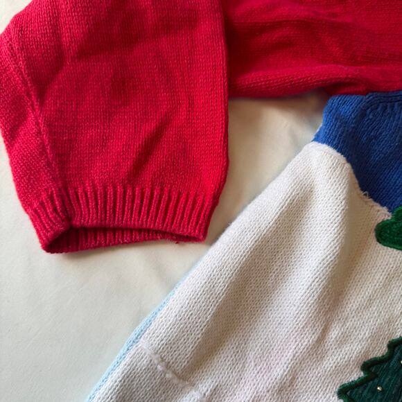 Vtg Y2K 2000s Embellished Christmas Sweater Plus Size 1X - Picture 5 of 10